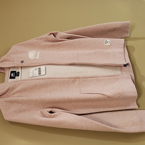 Roots Other - New Roots Light Pink Sparkle Hoodie with Zip